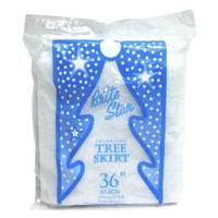 View 36" Diameter Twinkling White Tree Skirt
